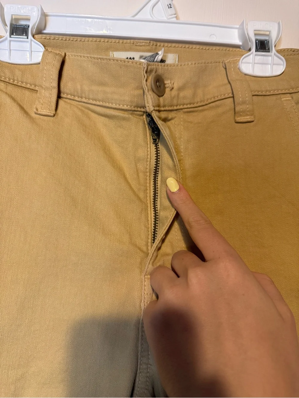 Madewell The Perfect Vintage Wide-Leg Pant in Desert Dune Tan Khaki Sz 25 - Picture 4 of 10